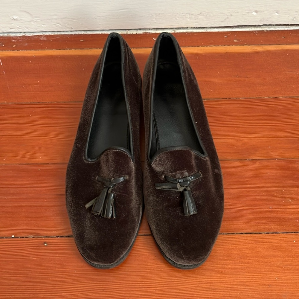 Pre-Gilden American Apparel velvet loafers